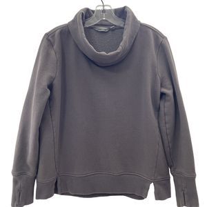 Athleta Gray Cowl Neck Sweatshirt